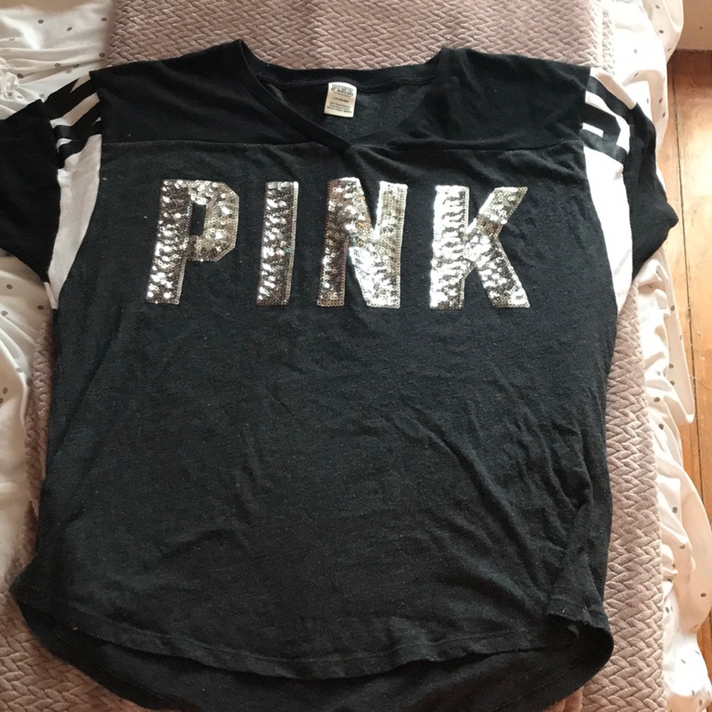 PINK sequin tee!